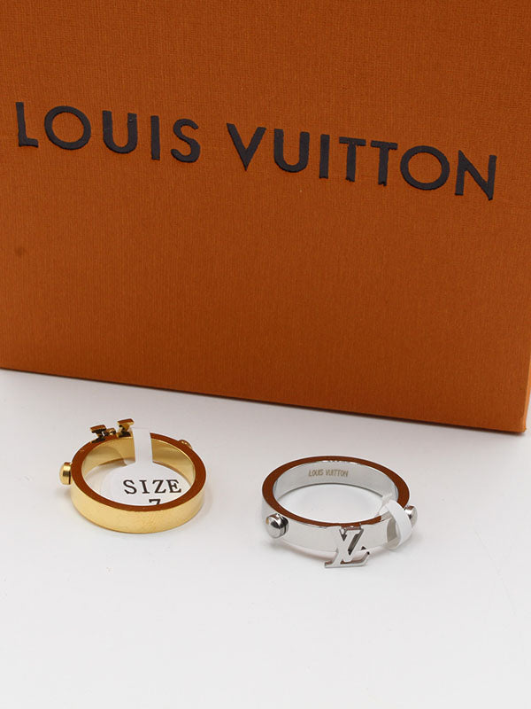 خاتم لويس فيتون لوقو ذهبي LV خواتم louis vuitton