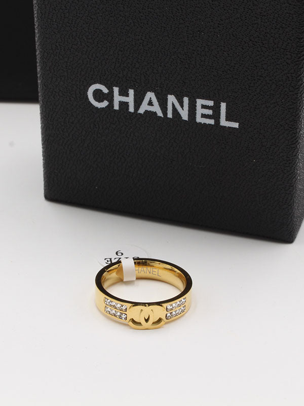 خاتم شانيل زركون CH خواتم chanel
