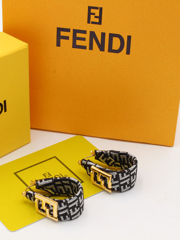 حلق فندي بلك كلوز لوقو حلق fendi