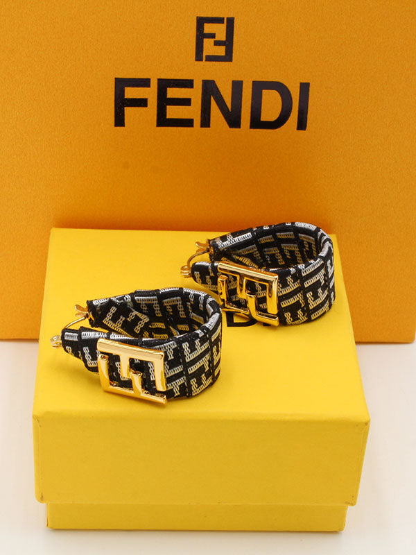 حلق فندي بلك كلوز لوقو حلق fendi