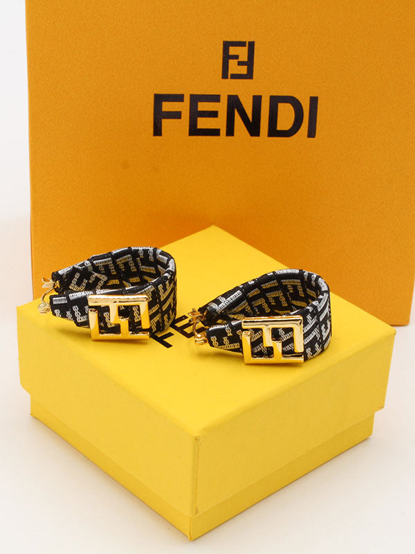 حلق فندي بلك كلوز لوقو حلق fendi