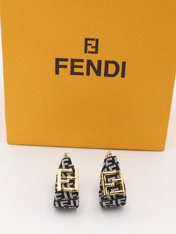 حلق فندي بلك كلوز لوقو حلق fendi