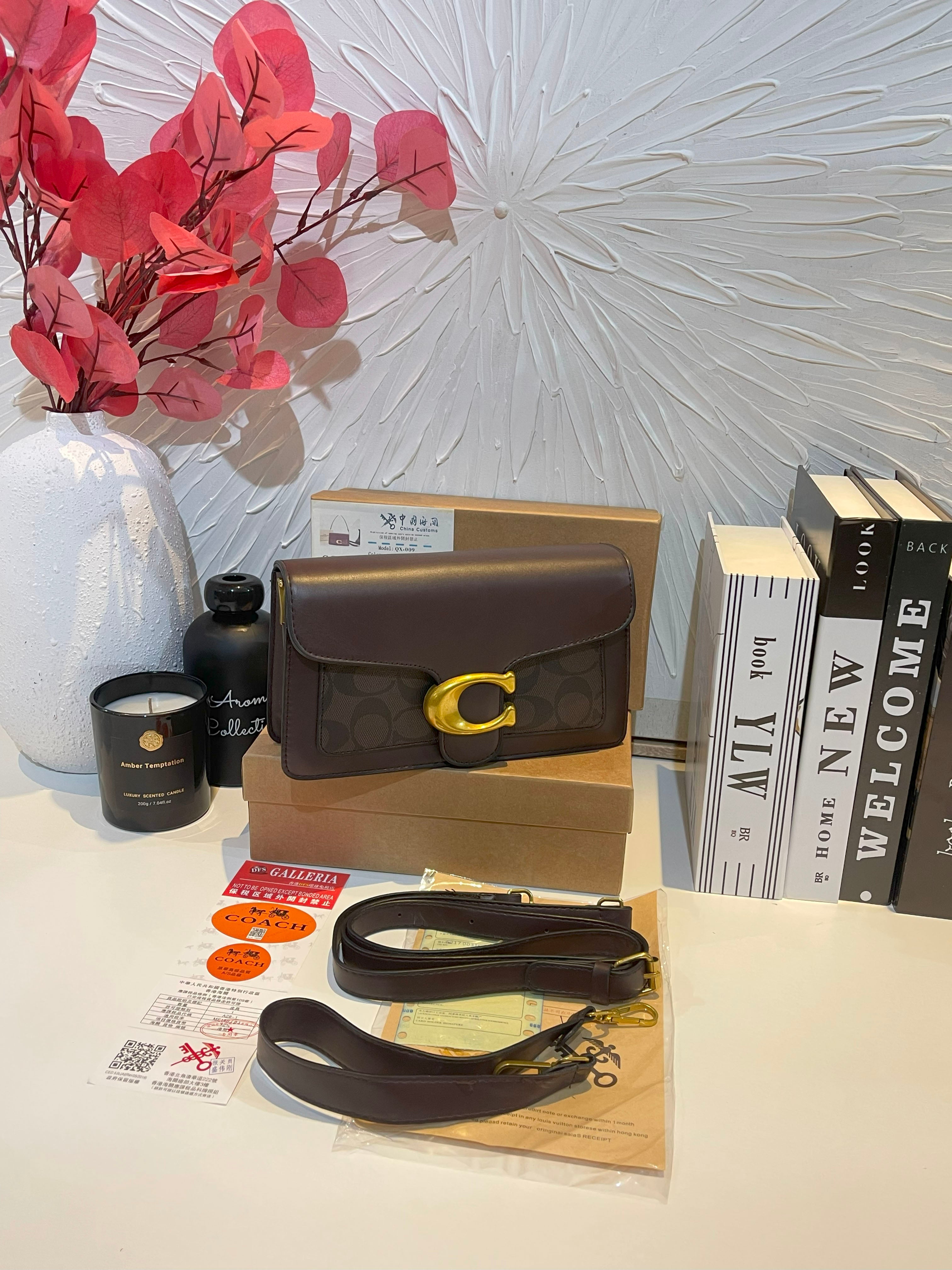 شنطة كوتش الماستر شنط وحقائب coach bags بني