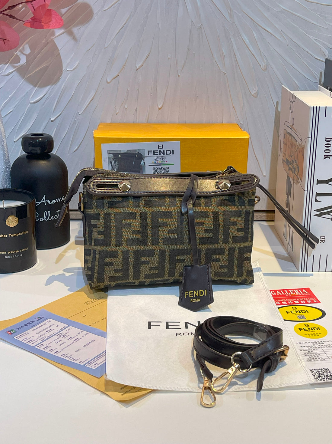 شنطة فندي بنية صغيرة شنط وحقائب fendi bags