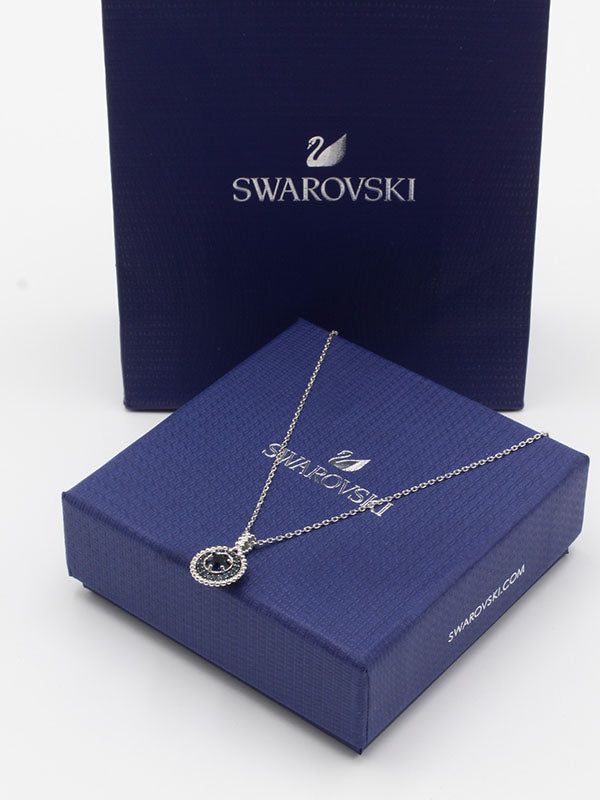 سلسال سواروفسكي فص كحلي سلسال Swarovski