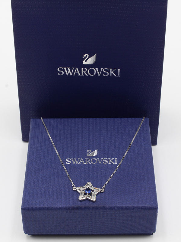 سلسال سواروفسكي ستار سلسال Swarovski فضي
