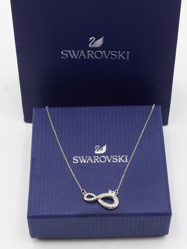 سلسال سواروفسكي انيفنتي سلسال Swarovski فضي