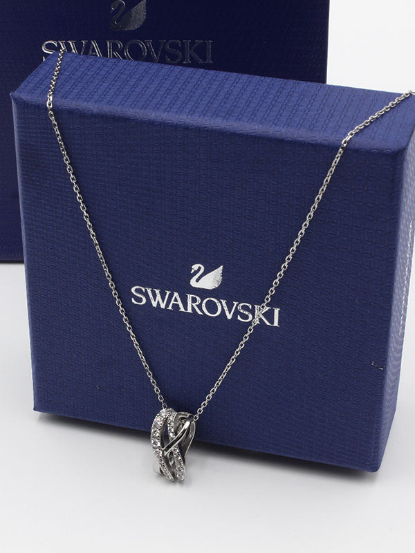سلسال سواروفسكي X سلسال Swarovski فضي