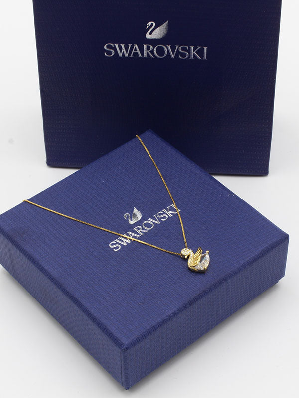 سلسال سوارفسكي سوان صغير سلسال Swarovski