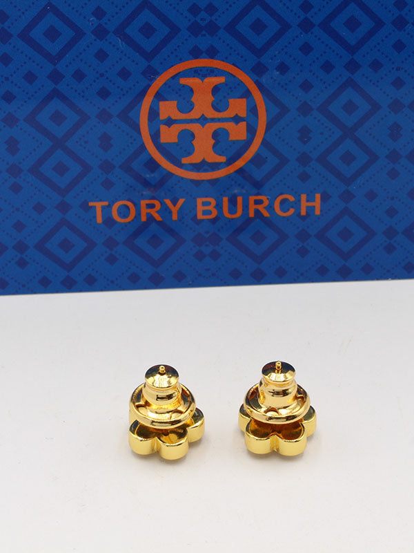 حلق توري بورش فلاور ناعم لوقو حلق tory burch