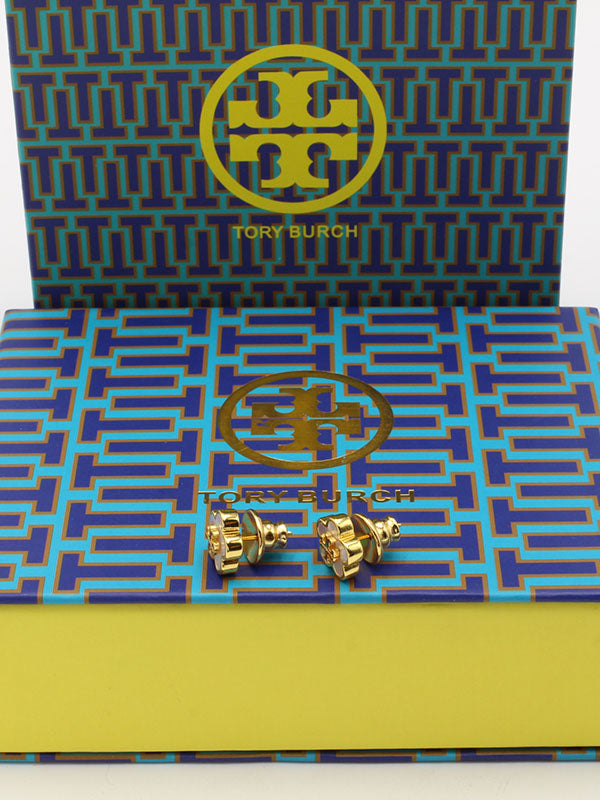 حلق توري بورش فلاور ناعم لوقو حلق tory burch
