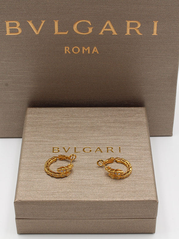 حلق بولغاري زركون مدور سنيك حلق bvlgari