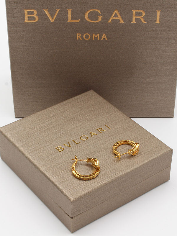 حلق بولغاري زركون مدور سنيك حلق bvlgari