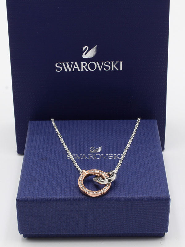 سلسال سواروفسكي حلقات ابيض سلسال Swarovski