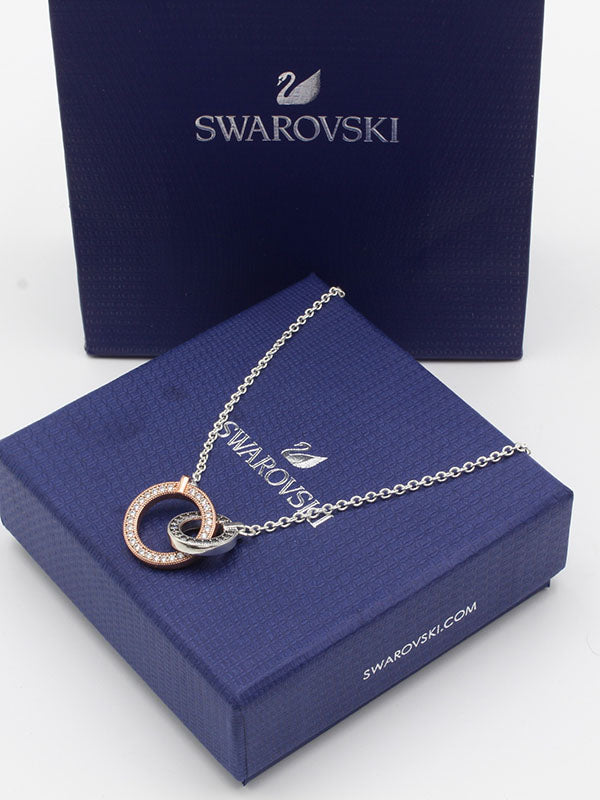 سلسال سواروفسكي حلقات ابيض سلسال Swarovski