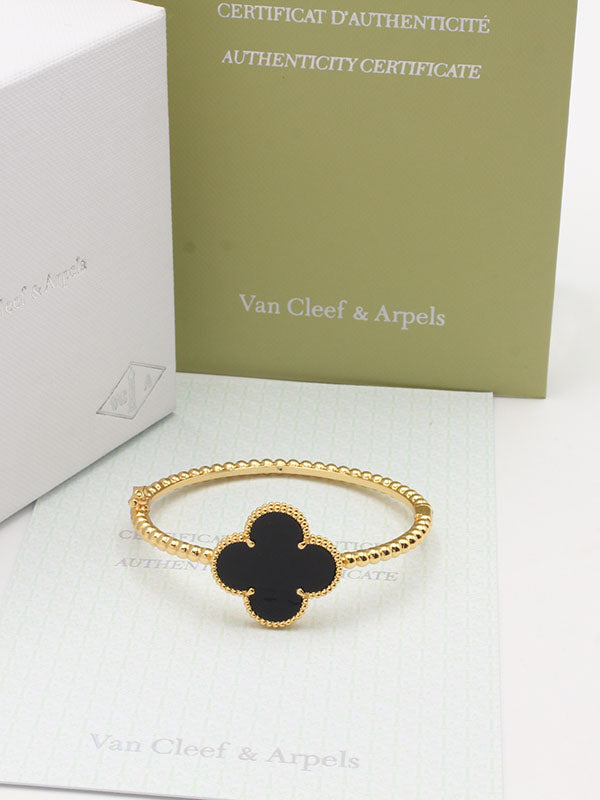 اسواره بانقل فان كليف ملونه اسواره van cleef اسود