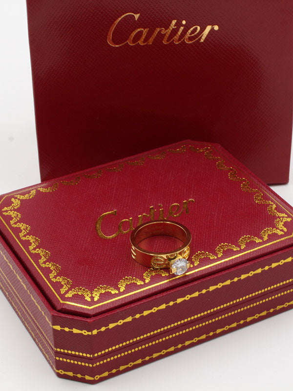 خاتم كارتير سوليتر عريض خواتم CARTIER