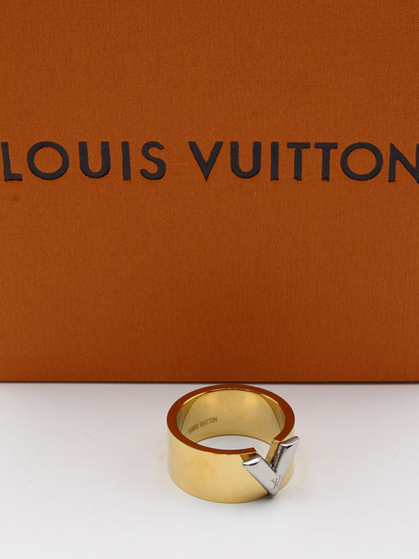 دبلة لويس فيتون العريضه خواتم louis vuitton ذهبي 8