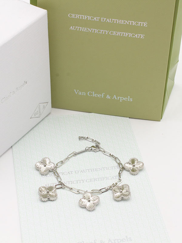 اساور فان كليف ورود جنزير قولد اسواره van cleef