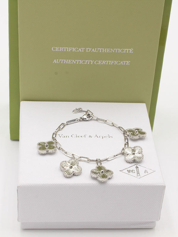 اساور فان كليف ورود جنزير قولد اسواره van cleef