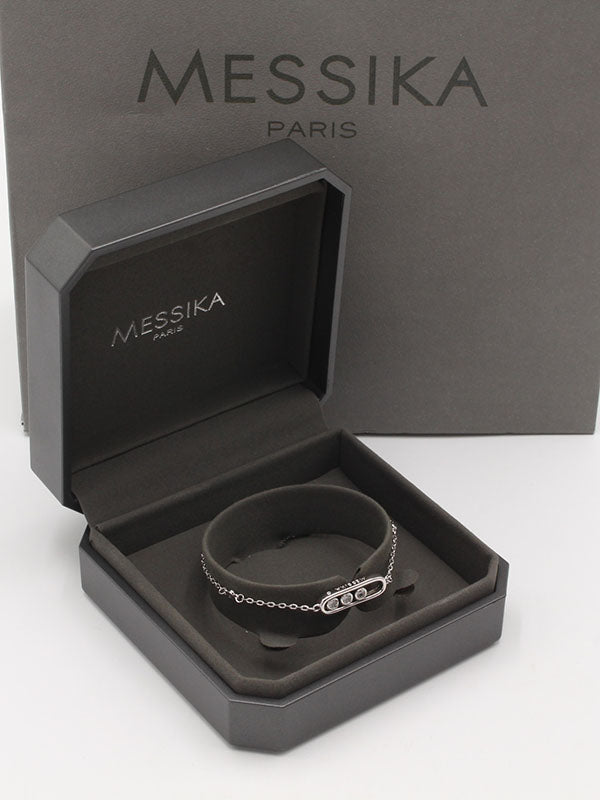 اساور ميسيكا زركون ميتال ثري ستون اسواره messika