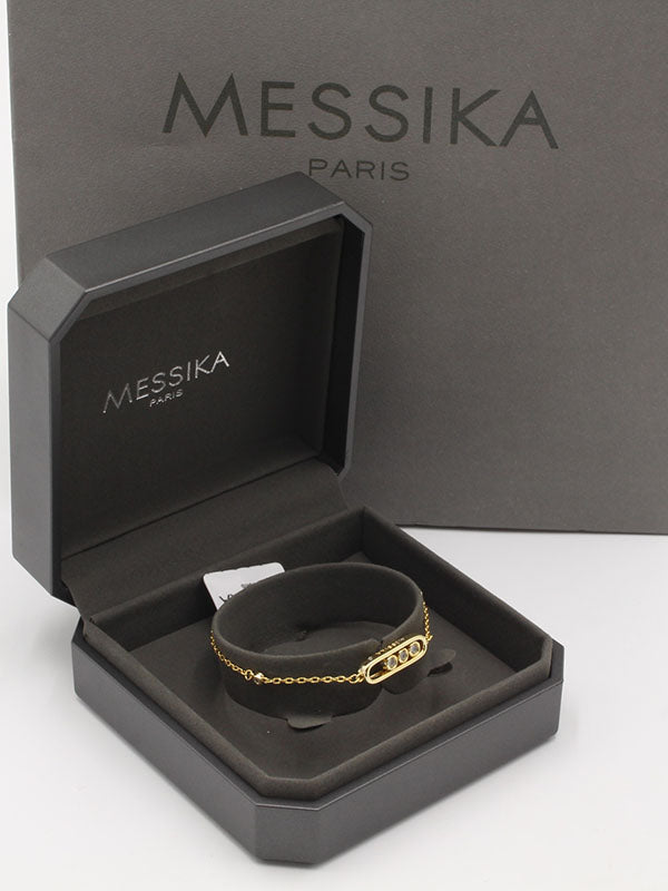 اساور ميسيكا زركون ميتال ثري ستون اسواره messika