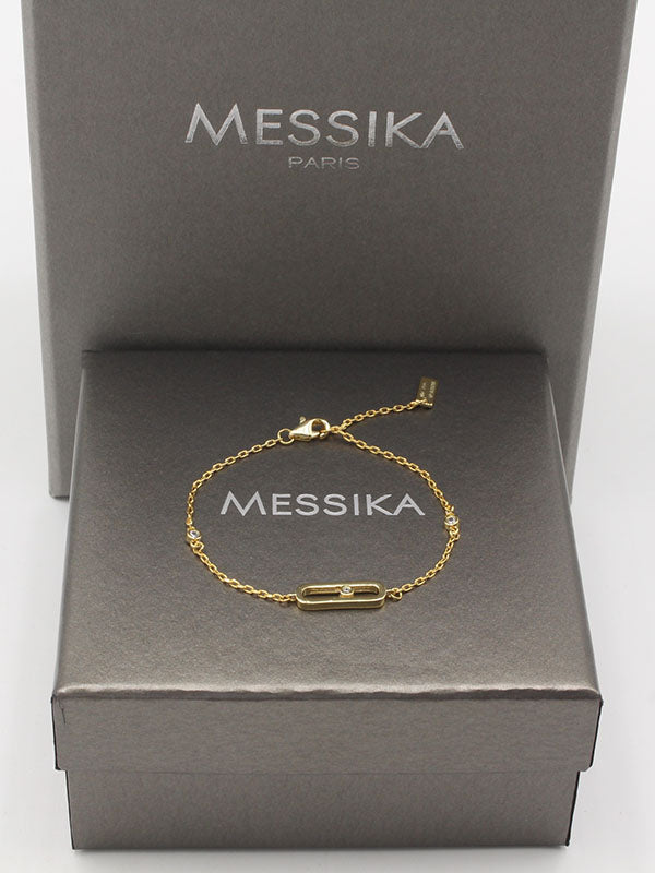اساور ميسيكا زركون ميتال ون ستون اسواره messika ذهبي