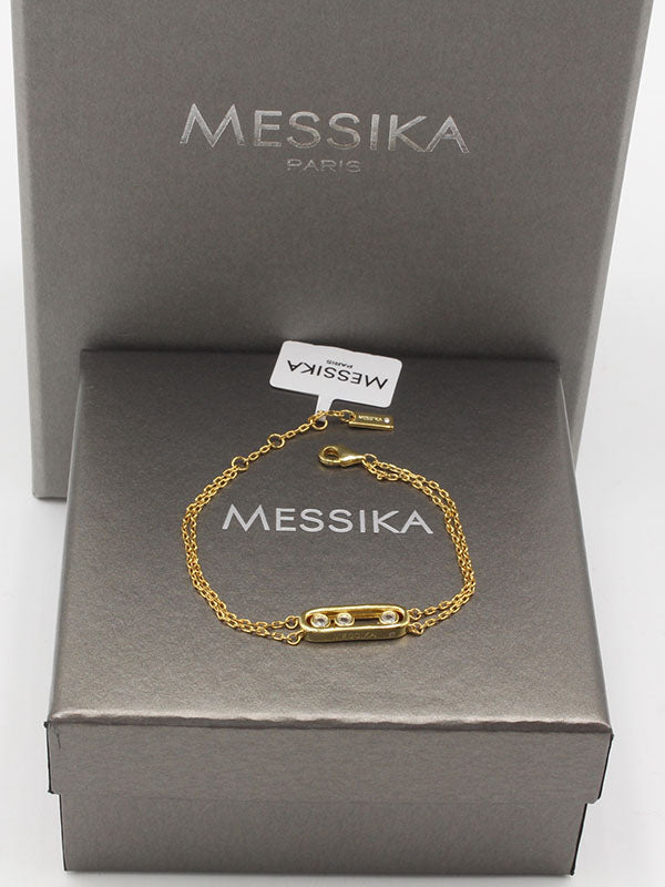 اساور ميسيكا ميتال زركون دبل شاين اسواره messika ذهبي