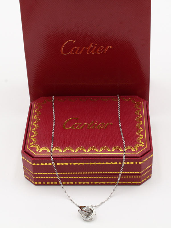 سلسال كارتير لوف زركون لوقو سلسال CARTIER فضي