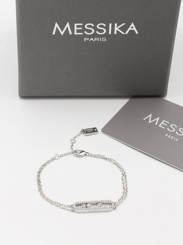 اساور ميسيكا لونق زركون دبل شاين اسواره messika