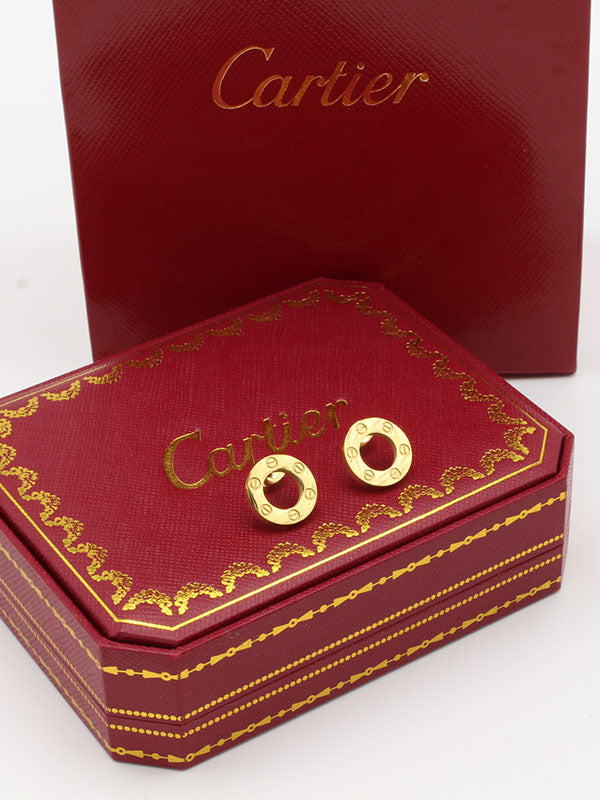 حلق كارتير مدور نو ستون حلق bvlgari