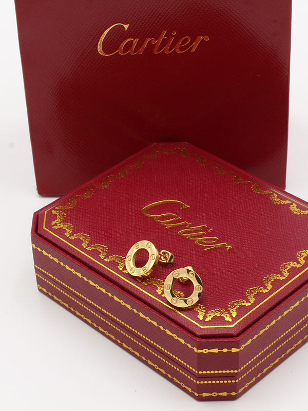 حلق كارتير مدور نو ستون حلق bvlgari