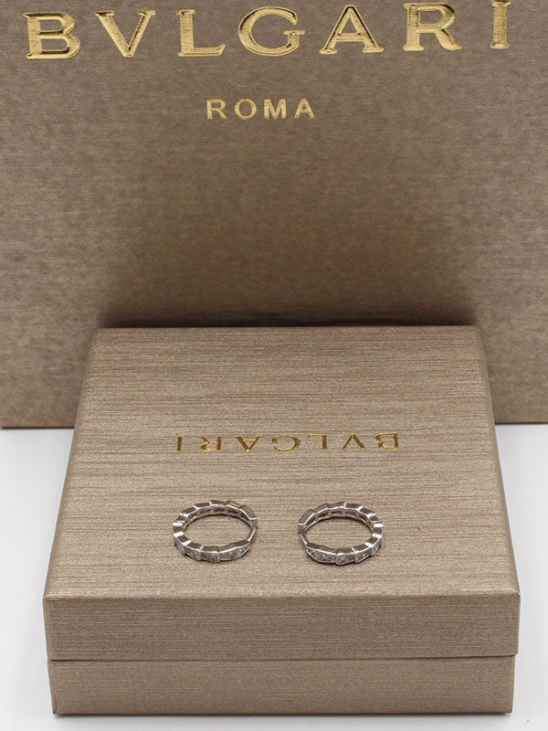 حلق بولغاري زركون مدور وسط حلق bvlgari