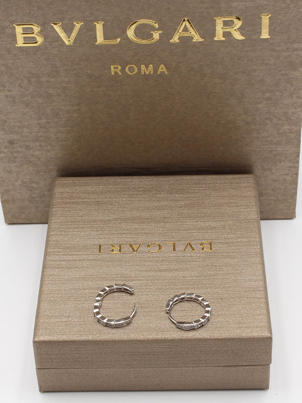 حلق بولغاري زركون مدور وسط حلق bvlgari