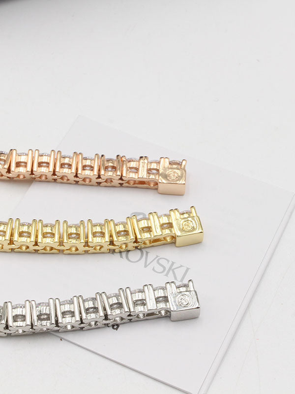 اساور تنس سواروفسكي بيق زركون 384 اسواره Swarovski