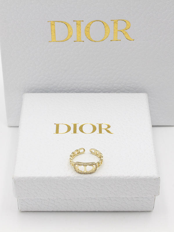 خاتم ديور زركون فري سايز خواتم dior