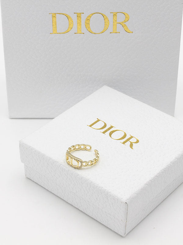 خاتم ديور زركون فري سايز خواتم dior