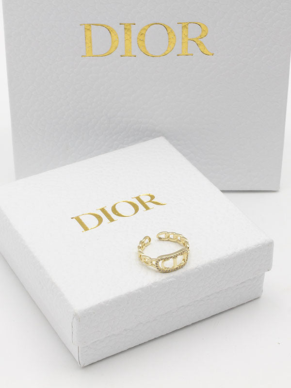 خاتم ديور زركون فري سايز خواتم dior