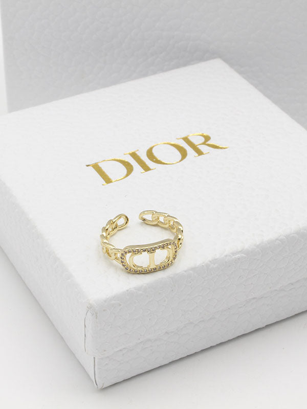 خاتم ديور زركون فري سايز خواتم dior