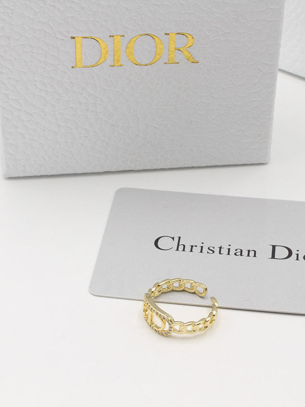 خاتم ديور زركون فري سايز خواتم dior