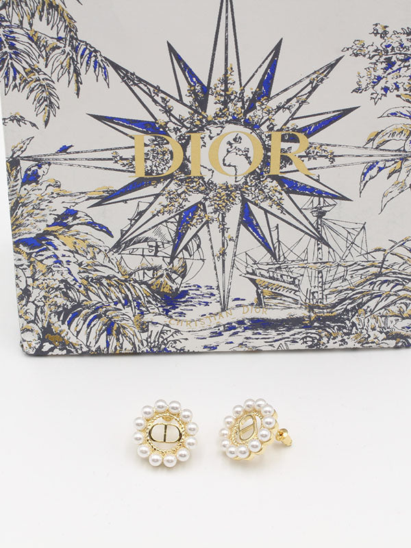 حلق ديور لولو مدور حلق dior