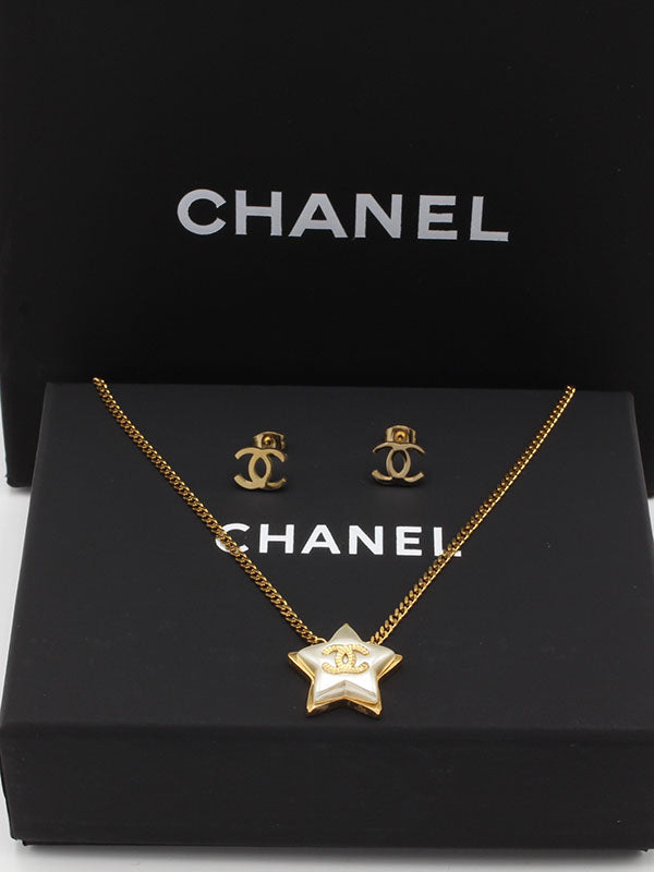 طقم شانيل شيل ستار لوقو اطقم chanel