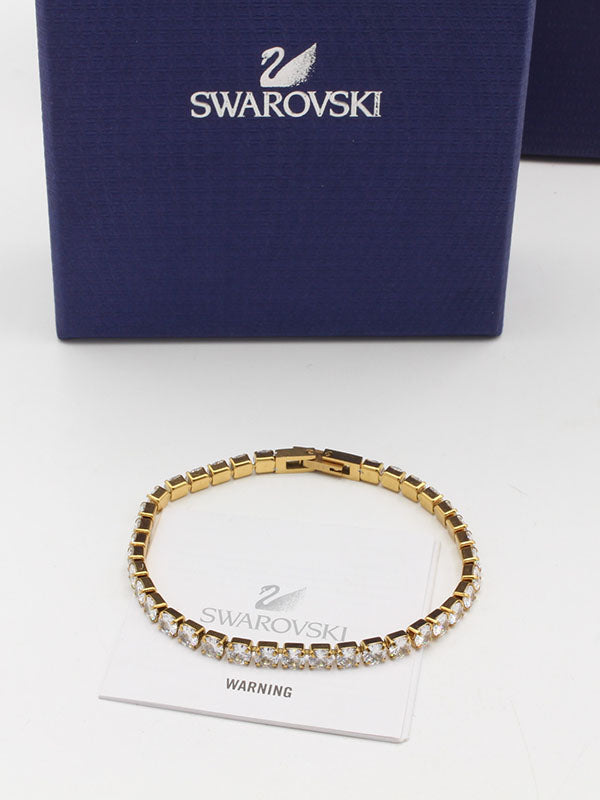 اساور تنس سواروفسكي زركون 340 اسواره Swarovski ذهبي