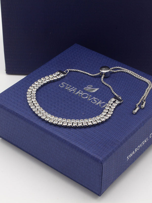 اسواره سواروفسكي دبل شاين زركون اسواره Swarovski فضي