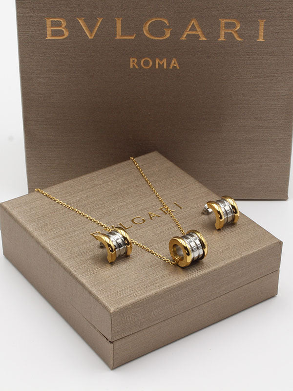 طقم بولغاري اسطواني لوقو اطقم bvlgari