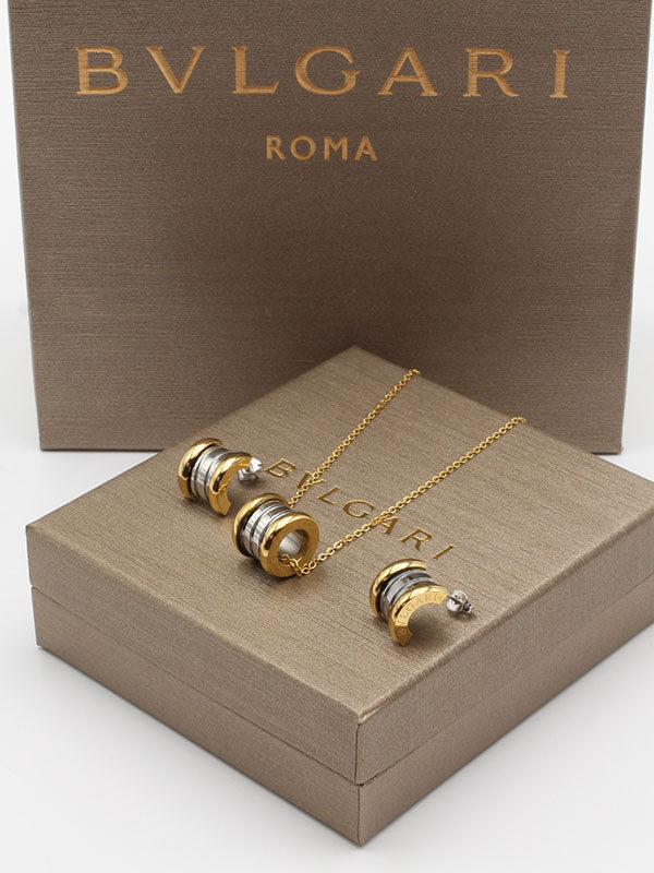 طقم بولغاري اسطواني لوقو اطقم bvlgari