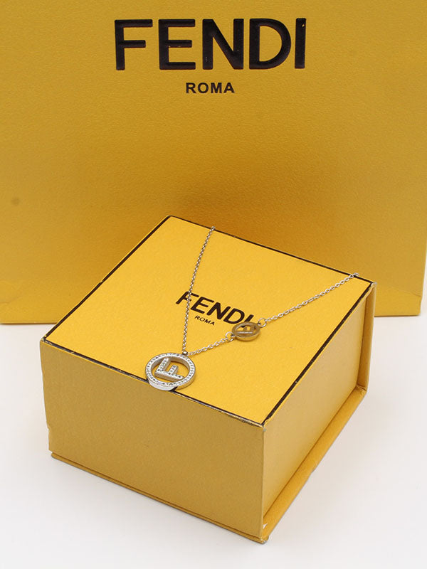سلسال فندي مدور ناعم سلسال fendi
