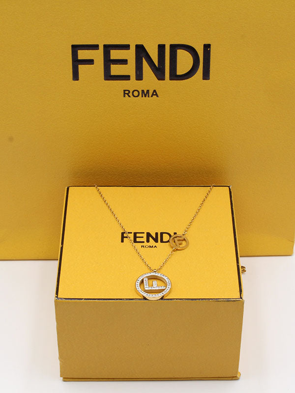 سلسال فندي مدور ناعم سلسال fendi