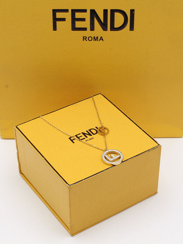 سلسال فندي مدور ناعم سلسال fendi