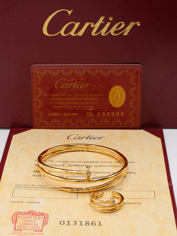 اساور كارتير مع خاتم 409 اسواره CARTIER